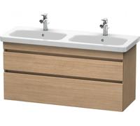 Duravit DuraStyle Mueble de pared 6498, 2 cajones, 1230mm, DS649805252, Color: Decoración Roble Europeo