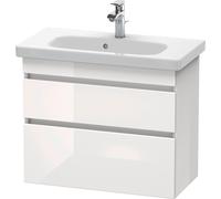 Duravit DuraStyle Mueble de pared 6499, 730mm, 2 cajones, para DuraStyle, DS649902222, Color: Decoración blanca de alto brillo