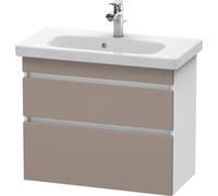 Duravit DuraStyle Mueble de pared 6499, 730mm, 2 cajones, para DuraStyle, DS649904318, Color: Basalto mate / Blanco mate