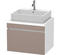 Duravit DuraStyle mueble para consola, 1 cajón, 700mm, DS531104318, Color: Basalto mate / Blanco mate