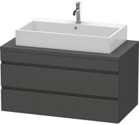 Duravit DuraStyle mueble para consola, 2 cajones, 1000mm, DS531904949, Color: Grafito Mate Decoración
