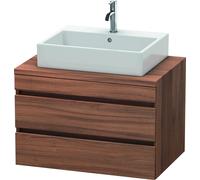 Duravit DuraStyle mueble para consola, 2 cajones, 800mm, DS531707979, Color: Nogal natural decorado