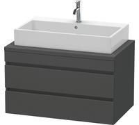 Duravit DuraStyle mueble para consola, 2 cajones, 900mm, DS531804949, Color: Grafito Mate Decoración
