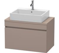 Duravit DuraStyle mueble para consola compacta, 1 cajón, 800mm, DS530204343, Color: Decoración Basalto Mate