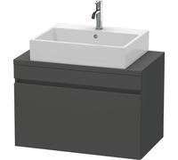 Duravit DuraStyle mueble para consola compacta, 1 cajón, 800mm, DS530204949, Color: Grafito Mate Decoración