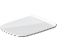 Asiento de WC Duravit DuraStyle con bisagras de cierre suave de acero inoxidable, versiÃ³n extendida, desmontable - 0060590000