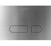 Duravit DuraSystem placa de accionamiento de inodoro A1, acero inoxidable, WD5012704000, Color: acero inoxidable pulido