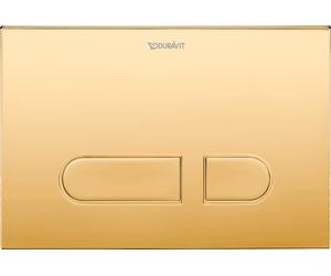 Duravit DuraSystem placa de accionamiento de inodoro A1, plástico, oro pulido, WD5001341001