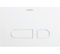 Duravit DuraSystem placa de accionamiento A1 mecánico para WC, 217x146,5 mm, plástico, WD5001011000, Color: Panel frontal de plástico, blanco