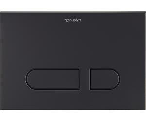 Duravit DuraSystem placa de accionamiento de inodoro mecánico A1, plástico, 217x146,5 mm, WD5001031000, Color: Negro Mate