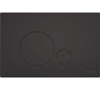 Duravit DuraSystem placa de accionamiento de inodoro para WC Beta 120, DualFlush, 230x150,5mm, WD5010031000, Color: Negro Mate