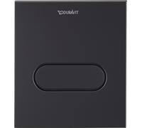 Duravit DuraSystem placa de accionamiento de urinario A1, 130x150mm, WD5004031000, Color: Placa frontal de plástico, negro mate