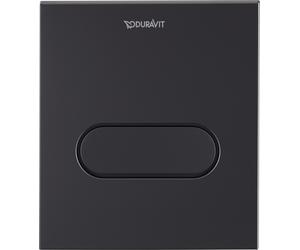 Duravit DuraSystem placa de accionamiento de urinario A1, 130x150mm, WD5004031000, Color: Placa frontal de plástico, negro mate