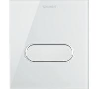Duravit DuraSystem placa de accionamiento de urinario A1, cristal blanco, 140,5x157mm, WD5005012000