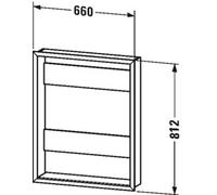 Duravit elemento del sistema de montaje de muebles LM987500000