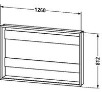 Duravit elemento del sistema de montaje de muebles LM987800000