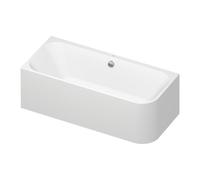 Bañeras de esquina Duravit Happy D.2, rectangular, esquina izquierda, revestimiento acrílico moldeado, 1800x800x460mm, 700316000000000