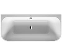 Duravit Happy D.2 bañera de pared 180x80 cm rectangular blanco 700318000000000