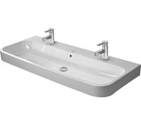 Duravit Happy D.2 lavabo 120x50.5 cm rectangular clásico-para mueble blanco brillante 2318120026