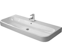 Duravit Happy D.2 lavabo 120x50.5 cm rectangular clásico-para mueble blanco brillante 2318120027