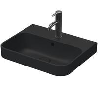 Duravit Happy D.2 lavabo 50x40 cm rectangular sobre encimera antracita mate 2360501300
