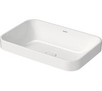Duravit Happy D.2 lavabo 60x40 cm rectangular sobre encimera blanco brillante 2359600000