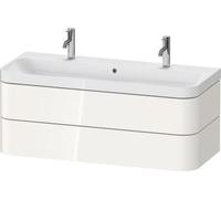 Duravit Happy D.2 lavabo con mueble 117.5 cm blanco HP4379O22220000