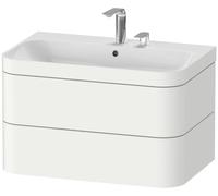 Duravit Happy D.2 lavabo con mueble 77.5 cm blanco HP4637E3636