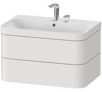 Duravit Happy D.2 lavabo con mueble 77.5 cm blanco HP4637E3939