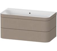 Duravit Happy D.2 lavabo con mueble 97.5 cm beige HP4638N7575
