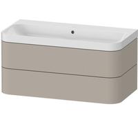 Duravit Happy D.2 lavabo con mueble 97.5 cm gris HP4348N6060