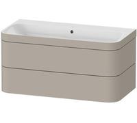 Duravit Happy D.2 lavabo con mueble 97.5 cm gris HP4638N6060