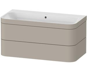 Duravit Happy D.2 lavabo con mueble 97.5 cm gris HP4638N6060