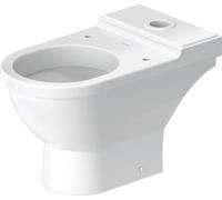 Duravit inodoro de suelo Kombi Starck 3 65,5cm, salida horizontal, blanco, 01260900001, Color: Blanco con Wondergliss