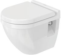 Duravit WC colgante de pared Starck 3 Compact 47,5 cm, lavable, 2202090000, Color: Blanco