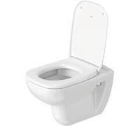 Duravit Juego De Inodoro D-Code, Rimless, TS, Blanco, Incl. Tapa De Inodoro Con