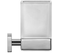 Duravit Karree recipiente para cepillos de dientes blanco-cromo 0099511000
