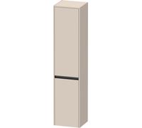 Duravit Ketho.2 Armario alto, tope derecho, 1760x400x360mm, K21329R83830000, Color: Decoración supermate color topo