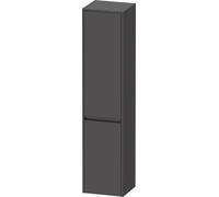 Duravit Ketho.2 Armario alto, tope izquierdo, 1760x400x360mm, K21329L49490000, Color: Grafito Mate Decoración
