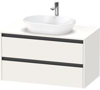 Duravit Ketho.2 mueble bajo lavabo, 1000x568x550mm, K24896084840000, Color: Supermatt blanco