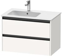 Duravit Ketho.2 mueble bajo lavabo, 810x549x480mm, para lavabo ME by Starck posición izquierda 234583, K25267084840000, Color: Supermatt blanco
