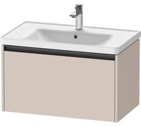Duravit Ketho.2 mueble bajo lavabo suspendido, 1 extraíble, 784x440x455mm, para D-Neo 236780,236980,237080, K25083091910000, Color: Taupe Mate DecoraciÃ³n