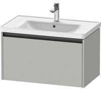 Duravit Ketho.2 mueble bajo lavabo suspendido, 1 extraíble, 784x440x455mm, para D-Neo 236780,236980,237080, K25083007070000, Color: DecoraciÃ³n gris hormigÃ³n mate
