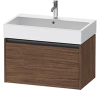 Duravit Ketho.2 mueble bajo lavabo suspendido, 1 extraíble, 784x440x460mm, para Vero / Vero Air 235080, K25077021210000, Color: DecoraciÃ³n en nogal oscuro