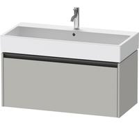 Duravit Ketho.2 mueble bajo lavabo suspendido, 1 extraíble, 984x440x460mm, para Vero / Vero Air 235010, K25078007070000, Color: DecoraciÃ³n gris hormigÃ³n mate