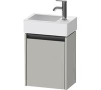 Duravit Ketho.2 mueble bajo lavabo suspendido, 1 puerta, apertura a la derecha, 364x440x238mm, para Vero / Vero Air 072438, K25071R07070000, Color: DecoraciÃ³n gris hormigÃ³n mate
