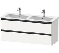 Duravit Ketho.2 mueble bajo lavabo suspendido, 2 cajones, 1280x550x480mm, para ME by Starck 233613, K25266018180000, Color: Blanco Mate Decoración
