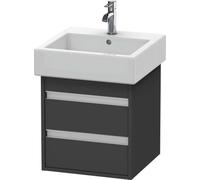 Duravit Ketho armario 45x44x48 cm suspendido, para lavabo grafito KT663504949