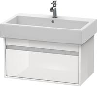 Duravit Ketho armario 75x44x41 cm suspendido, para lavabo blanco KT668702222