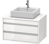 Duravit Ketho armario 80x55x49.6 cm suspendido, para lavabo blanco KT665402222